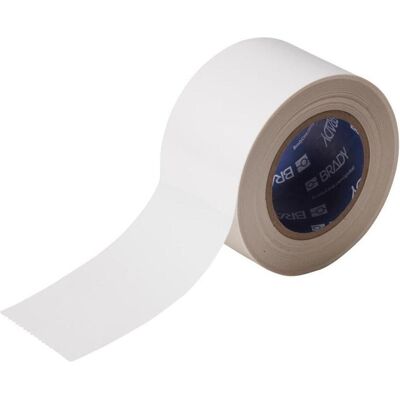 Brady, Ruban adhésif, B-505, ToughStripe COLD, Rubans de marquage au sol, polyester, blanc, 76.20 mm x 30.48 m (76.20 mm) - Publicité Brady, Ruban adhésif, B-505, ToughStripe COLD, Rubans de marquage au sol, polyester, blanc, 76.20 mm x 30.48 m (76.20 mm) - Publicité