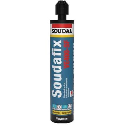 Soudal, Cheville, 117474 Soudafix Chemischer Dübel VE400-SF 280ml (1 pcs) - Publicité Soudal, Cheville, 117474 Soudafix Chemischer Dübel VE400-SF 280ml (1 pcs) - Publicité
