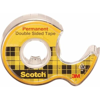 Scotch, Ruban adhésif, Ta?ma obustronnie klej?ca 12mmx6.3m na podajniku 3M (80 mm) - Publicité Scotch, Ruban adhésif, Ta?ma obustronnie klej?ca 12mmx6.3m na podajniku 3M (80 mm) - Publicité