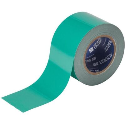 Brady, Ruban adhésif, B-505, ToughStripe COLD, Rubans de marquage au sol, polyester, vert, 76.20 mm x 30.48 m (76.20 mm) - Publicité Brady, Ruban adhésif, B-505, ToughStripe COLD, Rubans de marquage au sol, polyester, vert, 76.20 mm x 30.48 m (76.20 mm) - Publicité
