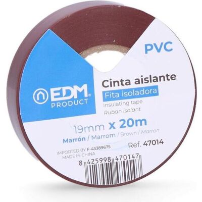 EDM, Ruban adhésif, Supra quality brown insulating tape 19 mm x 20 m (19 mm) - Publicité EDM, Ruban adhésif, Supra quality brown insulating tape 19 mm x 20 m (19 mm) - Publicité