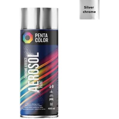 Pentacolor, Peinture loisirs créatifs, Peinture Aeroso Penta Silver-Chrome 400ml (400 ml) - Publicité Pentacolor, Peinture loisirs créatifs, Peinture Aeroso Penta Silver-Chrome 400ml (400 ml) - Publicité