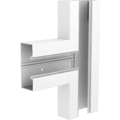 Témoins Électrique Blanc - 170mm de Largeur, 70mm de Profondeur, Design Symétrique - Plastique - Publicité Témoins Électrique Blanc - 170mm de Largeur, 70mm de Profondeur, Design Symétrique - Plastique - Publicité