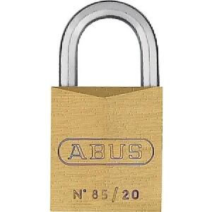 Abus, Cadenas, Cadenas à cylindre 85/20 gl Largeur du corps de serrure 21 mm Laiton à fermeture identique 0393 - Publicité Abus, Cadenas, Cadenas à cylindre 85/20 gl Largeur du corps de serrure 21 mm Laiton à fermeture identique 0393 - Publicité