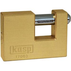 Cadenas à volets en laiton Kasp K17063D - 63mm - Publicité Cadenas à volets en laiton Kasp K17063D - 63mm - Publicité