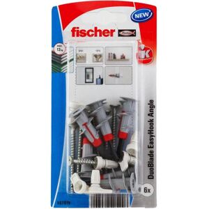 Fischer, Cheville, 557919 vis et cheville d'ancrage 6 pcs Kit de vis et cheville pour mur 44 mm (6 pcs) - Publicité Fischer, Cheville, 557919 vis et cheville d'ancrage 6 pcs Kit de vis et cheville pour mur 44 mm (6 pcs) - Publicité