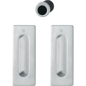 Hoppe, Poignée de porte, Kit de coquilles pour portes coulissantes M464, rosace carrée BL, chromé mat (Poignée de porte) - Publicité Hoppe, Poignée de porte, Kit de coquilles pour portes coulissantes M464, rosace carrée BL, chromé mat (Poignée de porte) - Publicité