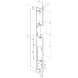 Assa Abloy, Ouverture et verrouillage de porte, FF GÂCHE PROFILÉE EN U -------39135-04KPL. AVEC ACCESSOIRES DIN GAUCHE - Publicité Assa Abloy, Ouverture et verrouillage de porte, FF GÂCHE PROFILÉE EN U -------39135-04KPL. AVEC ACCESSOIRES DIN GAUCHE - Publicité