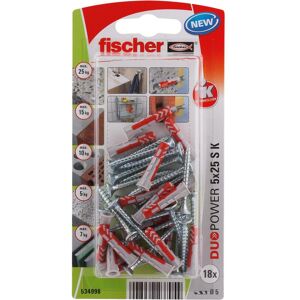 Fischer, Cheville, DuoPower 5x25 S K - Publicité Fischer, Cheville, DuoPower 5x25 S K - Publicité