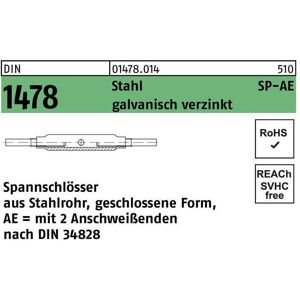Corde + chaîne : accessoires, Tendeur DIN 1478 fermé SP-AE M 8 Acier 3.6 électro-galvanisé électro-galvanisé - Publicité Corde + chaîne : accessoires, Tendeur DIN 1478 fermé SP-AE M 8 Acier 3.6 électro-galvanisé électro-galvanisé - Publicité