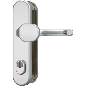 Abus, Poignée de porte, HLZS814 F1 EK Ferrure de protection ronde, WG, alu. (Garniture de porte) - Publicité Abus, Poignée de porte, HLZS814 F1 EK Ferrure de protection ronde, WG, alu. (Garniture de porte) - Publicité