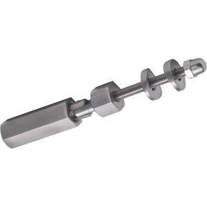 Croso, Corde + chaîne : accessoires, Terminal à visser avec articulation, pour câble de 5 mm, acier inoxydable poli V4A - Publicité Croso, Corde + chaîne : accessoires, Terminal à visser avec articulation, pour câble de 5 mm, acier inoxydable poli V4A - Publicité