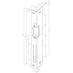 Assa Abloy, Poignée de porte, FF gâche 12IW 068 -------06801-04doré DIN-L -------06801-04 (Garniture de porte, Poignée de porte) - Publicité Assa Abloy, Poignée de porte, FF gâche 12IW 068 -------06801-04doré DIN-L -------06801-04 (Garniture de porte, Poignée de porte) - Publicité
