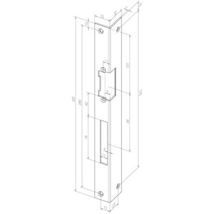 Assa Abloy, Poignée de porte, Gâche S-749 or DIN-R -------46001-05 - Publicité Assa Abloy, Poignée de porte, Gâche S-749 or DIN-R -------46001-05 - Publicité