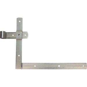 Ferrure de Porte Sonneck - 400 x 300mm - Effet Acier Inoxydable - Publicité Ferrure de Porte Sonneck - 400 x 300mm - Effet Acier Inoxydable - Publicité