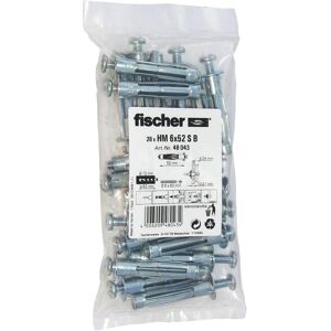 Fischer, Cheville, Chevilles métalliques pour matériaux creux HM 6x52 S B (20 pcs) - Publicité Fischer, Cheville, Chevilles métalliques pour matériaux creux HM 6x52 S B (20 pcs) - Publicité