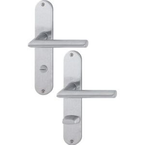 Ensemble de poignées de porte Hoppe E1140Z/302 Acier inoxydable - Finition satinée - Intérieur - Publicité Ensemble de poignées de porte Hoppe E1140Z/302 Acier inoxydable - Finition satinée - Intérieur - Publicité