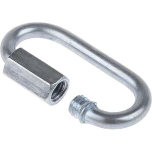 RS PRO, Corde + chaîne : accessoires, Maillon rapide en acier zingué, 4mm - Publicité RS PRO, Corde + chaîne : accessoires, Maillon rapide en acier zingué, 4mm - Publicité