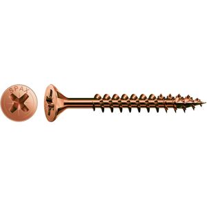 ABC Spax Viti Tsp Testa Svasata Piana A Croce Pozidriv Bronzata Diametro 4,5 Mm Lunghezza 70 Mm Confezione Da 500 Pz - Publicité ABC Spax Viti Tsp Testa Svasata Piana A Croce Pozidriv Bronzata Diametro 4,5 Mm Lunghezza 70 Mm Confezione Da 500 Pz - Publicité