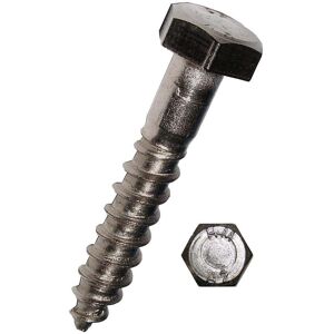 Werkstarck, Vis, Vis pour assemblage bois A2 DIN 571 (1 Vis par pièce, 6 x 100 mm) - Publicité Werkstarck, Vis, Vis pour assemblage bois A2 DIN 571 (1 Vis par pièce, 6 x 100 mm) - Publicité