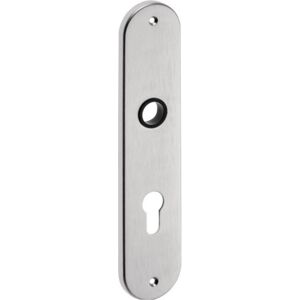 Plaque de porte EDI 206 Z - Acier inoxydable, 72mm, Ovale - Publicité Plaque de porte EDI 206 Z - Acier inoxydable, 72mm, Ovale - Publicité