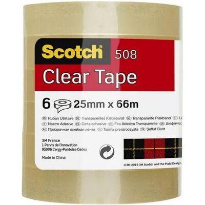 3M Ruban adhésif, Klebeband Scotch Polypropylen Transparent (25 mm) - Publicité 3M Ruban adhésif, Klebeband Scotch Polypropylen Transparent (25 mm) - Publicité