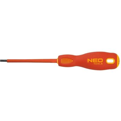 Neo, Tournevis, Tournevis pour vis à fente 1000 V, 6,5 x 150 mm - 04-055 - Publicité Neo, Tournevis, Tournevis pour vis à fente 1000 V, 6,5 x 150 mm - 04-055 - Publicité