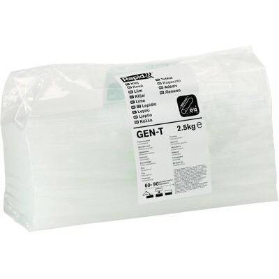 Rapid, Pistolet à colle : recharge, GEN-T Bâtons de colle Ø12x295mm 2,5 kg, sachet - Publicité Rapid, Pistolet à colle : recharge, GEN-T Bâtons de colle Ø12x295mm 2,5 kg, sachet - Publicité