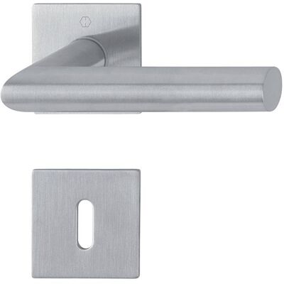 Set de Poignées Hoppe E1400Z/848N/848NS Noir Mat - Type de Porte - Publicité Set de Poignées Hoppe E1400Z/848N/848NS Noir Mat - Type de Porte - Publicité