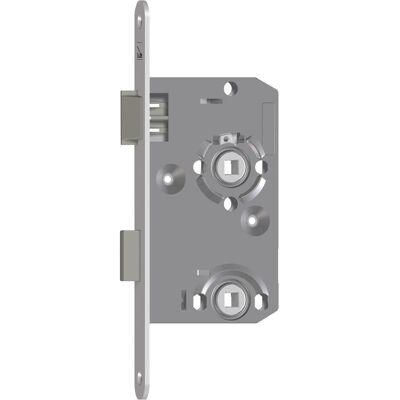 SAG - 413000 WC DM 55 - argent verni - gauche - 235x20x3mm - door lock - Publicité SAG - 413000 WC DM 55 - argent verni - gauche - 235x20x3mm - door lock - Publicité