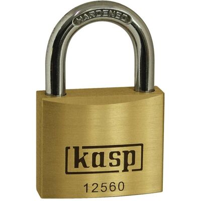 Cadenas en laiton premium Kasp K12560D - 60mm - Publicité Cadenas en laiton premium Kasp K12560D - 60mm - Publicité