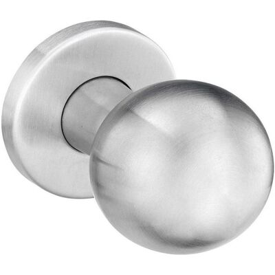 Edi Objekttür - Bouton sur Rosette - Argenté - Type de porte : Intérieur - Publicité Edi Objekttür - Bouton sur Rosette - Argenté - Type de porte : Intérieur - Publicité
