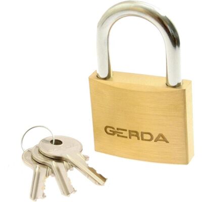 Gerda Sparta Cadenas - Laiton 60mm - Publicité Gerda Sparta Cadenas - Laiton 60mm - Publicité