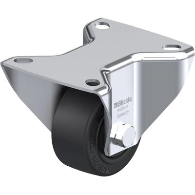 Blickle, Roulettes pour meubles, 941838 B-POEV 60KF Stahlblech-Bockrolle Rad-Durchmesser: 60 mm Tragfähigkeit (ma - Publicité Blickle, Roulettes pour meubles, 941838 B-POEV 60KF Stahlblech-Bockrolle Rad-Durchmesser: 60 mm Tragfähigkeit (ma - Publicité