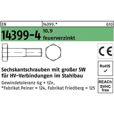 Peiner M 36 x 140 Haute résistance acier boulon - EN 14399-4 - Publicité Peiner M 36 x 140 Haute résistance acier boulon - EN 14399-4 - Publicité