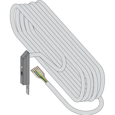 Winkhaus, Ferrures de porte : accessoires, Passage de câble partie cadre STV-KÜ T1 pour bloc d'alimentation externe, y compris 4 m de câble - Publicité Winkhaus, Ferrures de porte : accessoires, Passage de câble partie cadre STV-KÜ T1 pour bloc d'alimentation externe, y compris 4 m de câble - Publicité