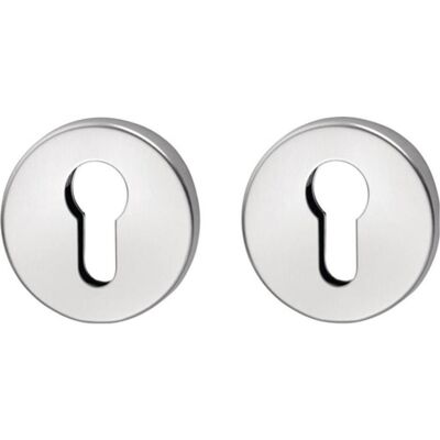 Rosace de porte en acier inoxydable - 55mm Ø, 8mm épaisseur - Accessoire de porte - Publicité Rosace de porte en acier inoxydable - 55mm Ø, 8mm épaisseur - Accessoire de porte - Publicité