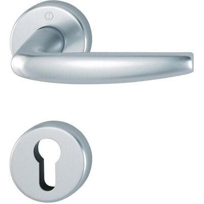 Ensemble de poignées de porte en aluminium Hoppe Atlanta - Porte intérieure - Publicité Ensemble de poignées de porte en aluminium Hoppe Atlanta - Porte intérieure - Publicité