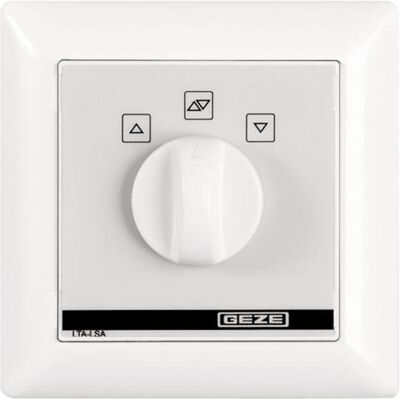 Geze, Mobilier : équipements, Bouton-poussoir de ventilation AS500/commutateur 118476LTA-LSA UP pour EFC (1 pcs) - Publicité Geze, Mobilier : équipements, Bouton-poussoir de ventilation AS500/commutateur 118476LTA-LSA UP pour EFC (1 pcs) - Publicité