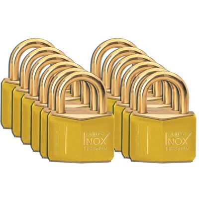 Brady, Cadenas, Cadenas en laiton, jaune, épaisseur de l'anse 6,5mm, hauteur de l'anse 21mm, (Keyed Different) ( 12 - Publicité Brady, Cadenas, Cadenas en laiton, jaune, épaisseur de l'anse 6,5mm, hauteur de l'anse 21mm, (Keyed Different) ( 12 - Publicité