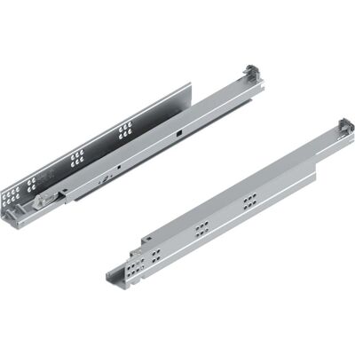 Blum, Coulisses de tiroirs, Tandem Blumotion plus 560H Guidage inférieur Ferrure de meuble longueur 480 mm - Publicité Blum, Coulisses de tiroirs, Tandem Blumotion plus 560H Guidage inférieur Ferrure de meuble longueur 480 mm - Publicité