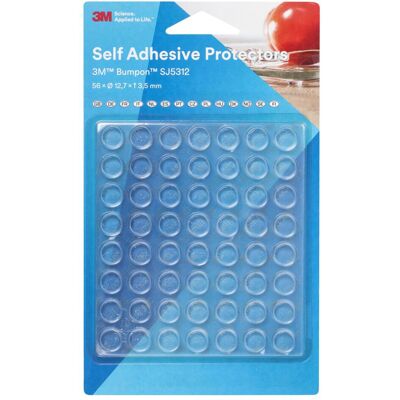 3M Patin pour meubles + buttoir, Bumpon (Coussinet de protection, 56 pcs) - Publicité 3M Patin pour meubles + buttoir, Bumpon (Coussinet de protection, 56 pcs) - Publicité