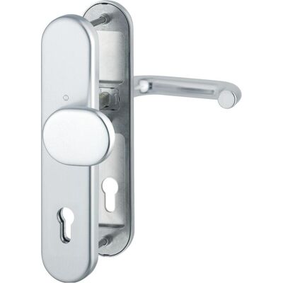 Ensemble poignée porte et fenêtre Hoppe PARIS - Argent, PZ 92mm, 77-82mm - Publicité Ensemble poignée porte et fenêtre Hoppe PARIS - Argent, PZ 92mm, 77-82mm - Publicité