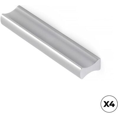 REI, Poignée pour meuble, Aluminum furniture handle, model 2279, with a matte anodized finish, 64 mm, blister 4 units - Publicité REI, Poignée pour meuble, Aluminum furniture handle, model 2279, with a matte anodized finish, 64 mm, blister 4 units - Publicité