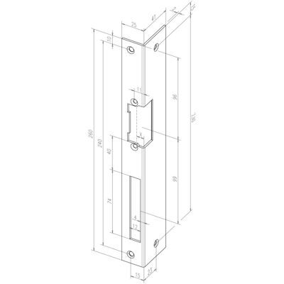 Assa Abloy, Poignée de porte, FF gâche 12IW 068 -------06801-04doré DIN-L -------06801-04 (Garniture de porte, Poignée de porte) - Publicité Assa Abloy, Poignée de porte, FF gâche 12IW 068 -------06801-04doré DIN-L -------06801-04 (Garniture de porte, Poignée de porte) - Publicité