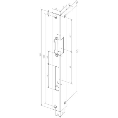 Assa Abloy, Poignée de porte, Gâche S-749 or DIN-L -------46001-04 (Poignée de porte) - Publicité Assa Abloy, Poignée de porte, Gâche S-749 or DIN-L -------46001-04 (Poignée de porte) - Publicité