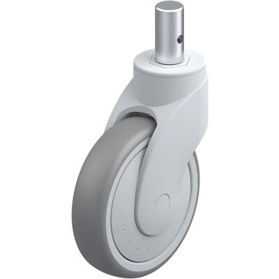 Blickle 743861 LWG-TPA 126KF-ZA55 - Roulette en plastique - Gris, 125mm - Publicité Blickle 743861 LWG-TPA 126KF-ZA55 - Roulette en plastique - Gris, 125mm - Publicité