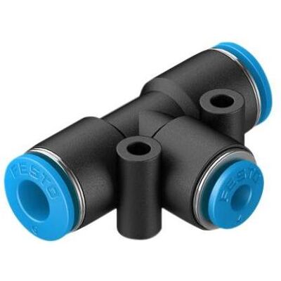 Festo, Vis : accessoires, Push in T Connector, 6mm, 4mm - Publicité Festo, Vis : accessoires, Push in T Connector, 6mm, 4mm - Publicité