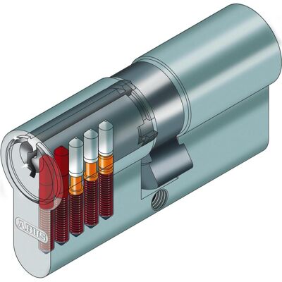 Abus, Cylindre de serrure, Profilzylinder A93NP N+G, 35-65 mm (Cylindre profilé) - Publicité Abus, Cylindre de serrure, Profilzylinder A93NP N+G, 35-65 mm (Cylindre profilé) - Publicité