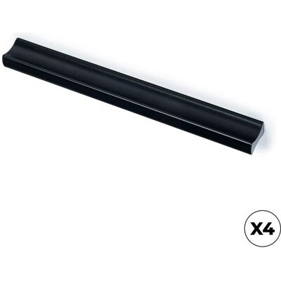 REI, Poignée pour meuble, Aluminum furniture handle, model 2279, with a matte black finish, 128 mm, blister 4 units - Publicité REI, Poignée pour meuble, Aluminum furniture handle, model 2279, with a matte black finish, 128 mm, blister 4 units - Publicité